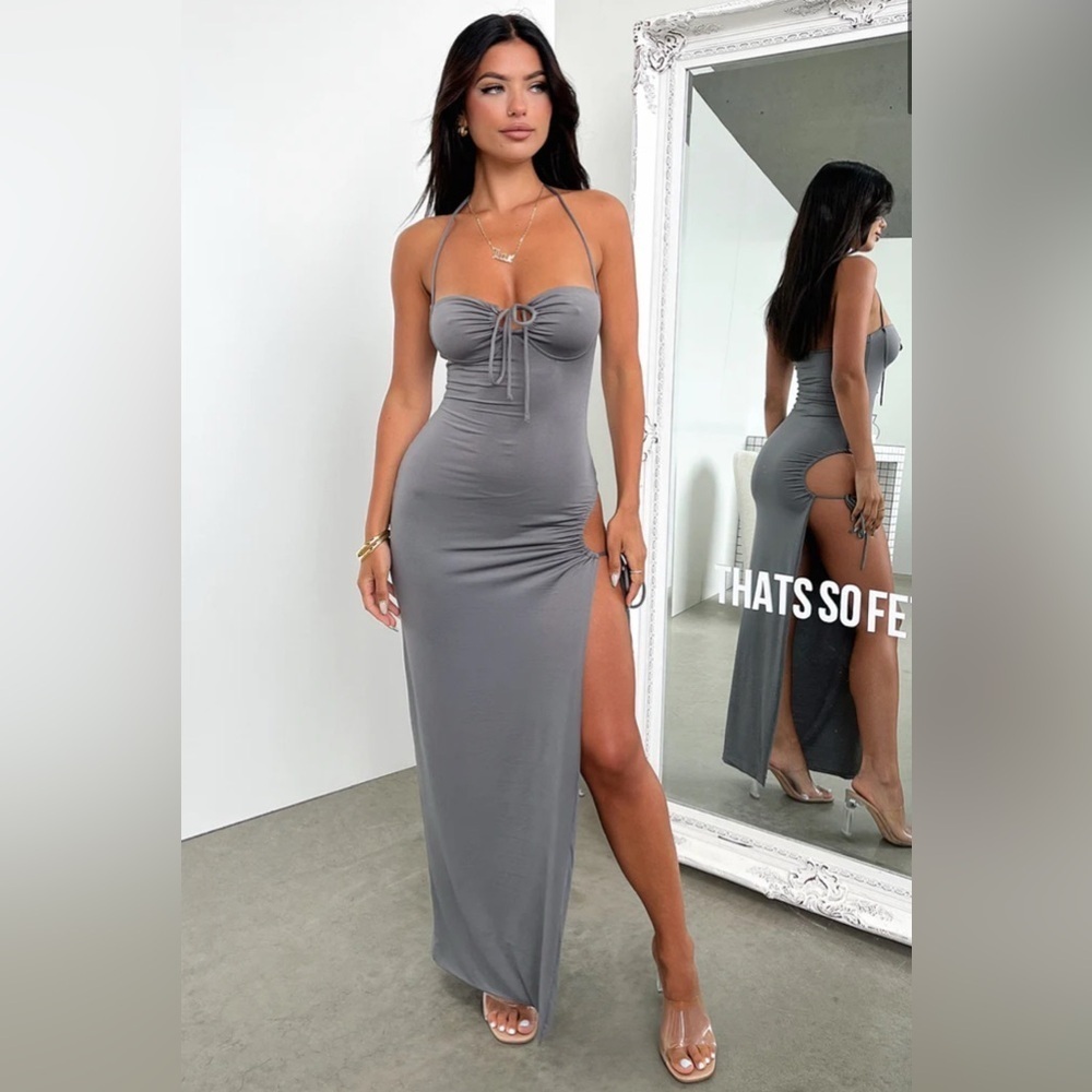 That’s So Fetch Imana Maxi Dress - Grey size 0